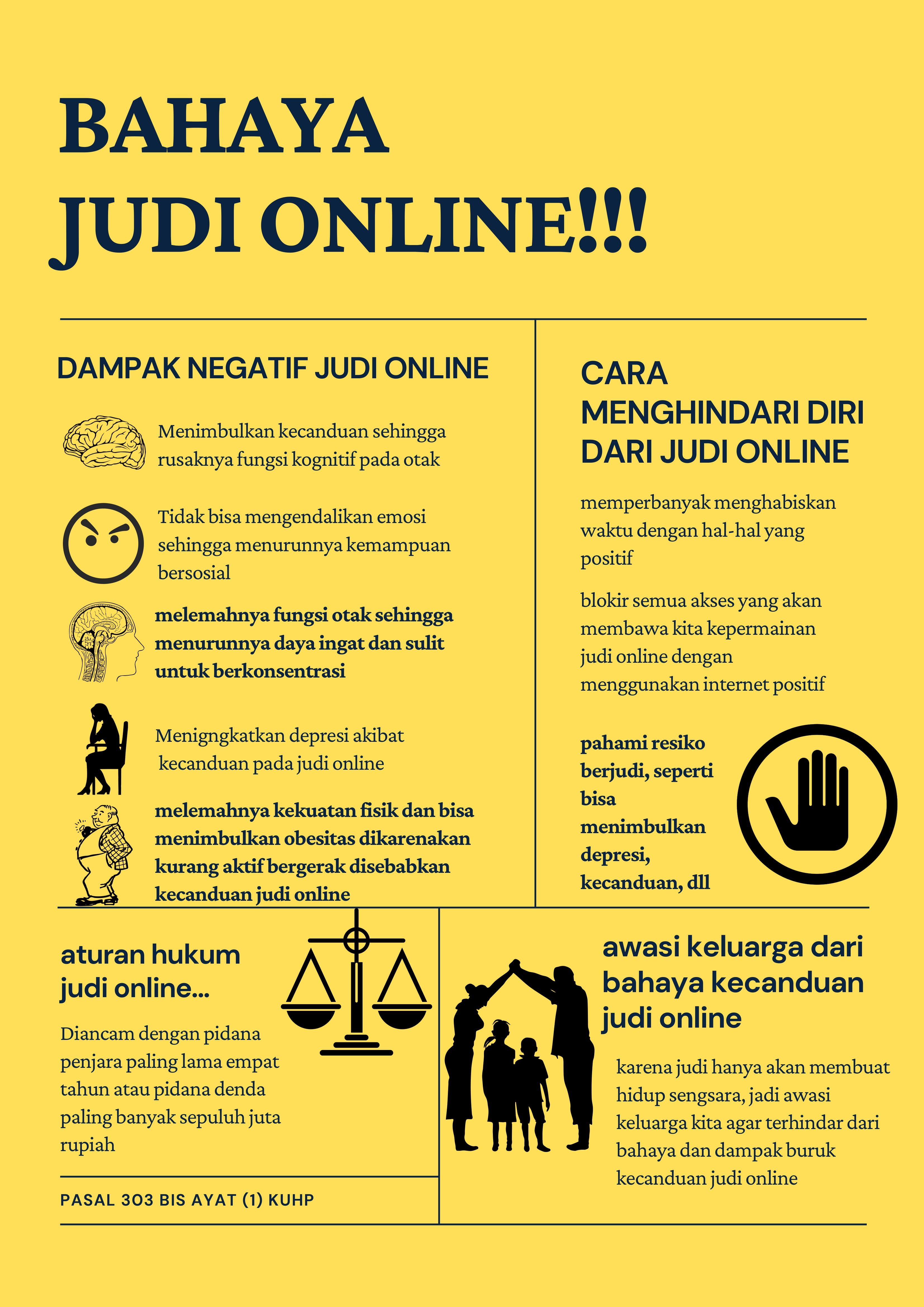 Program edukasi dan pemulihan judi online